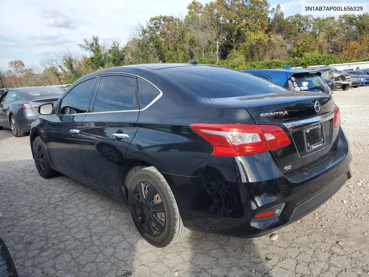 2016 Nissan Sentra S VIN: 3N1AB7AP0GL656329 Lot: 78798224