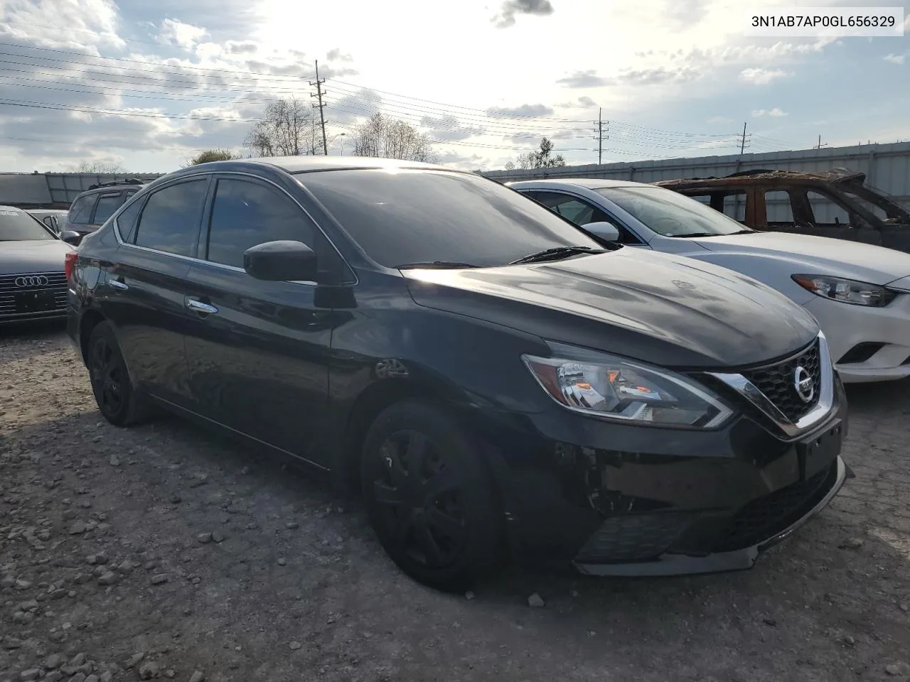 2016 Nissan Sentra S VIN: 3N1AB7AP0GL656329 Lot: 78798224