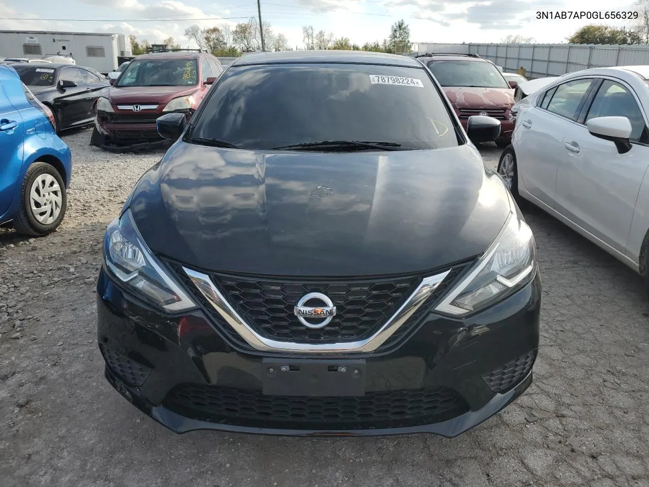 2016 Nissan Sentra S VIN: 3N1AB7AP0GL656329 Lot: 78798224