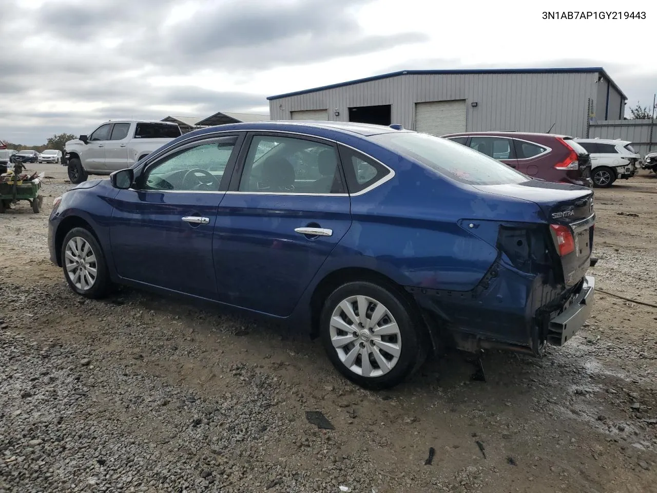 2016 Nissan Sentra S VIN: 3N1AB7AP1GY219443 Lot: 78841164