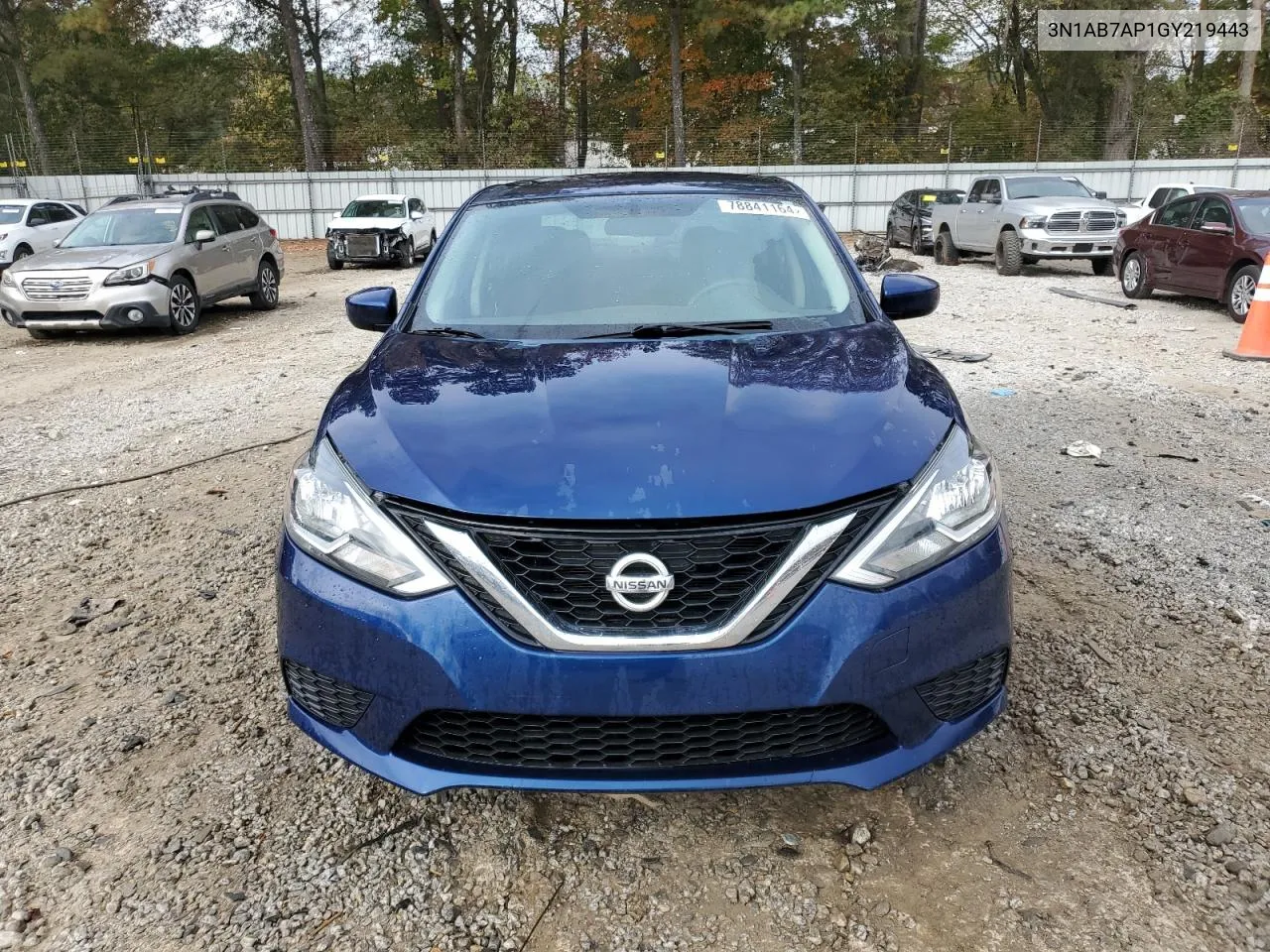 2016 Nissan Sentra S VIN: 3N1AB7AP1GY219443 Lot: 78841164