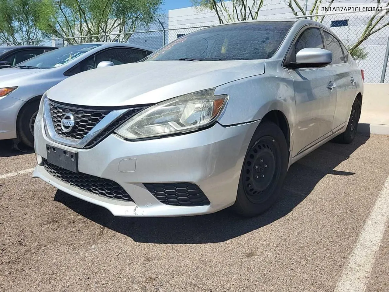 2016 Nissan Sentra S VIN: 3N1AB7AP1GL683863 Lot: 79103594