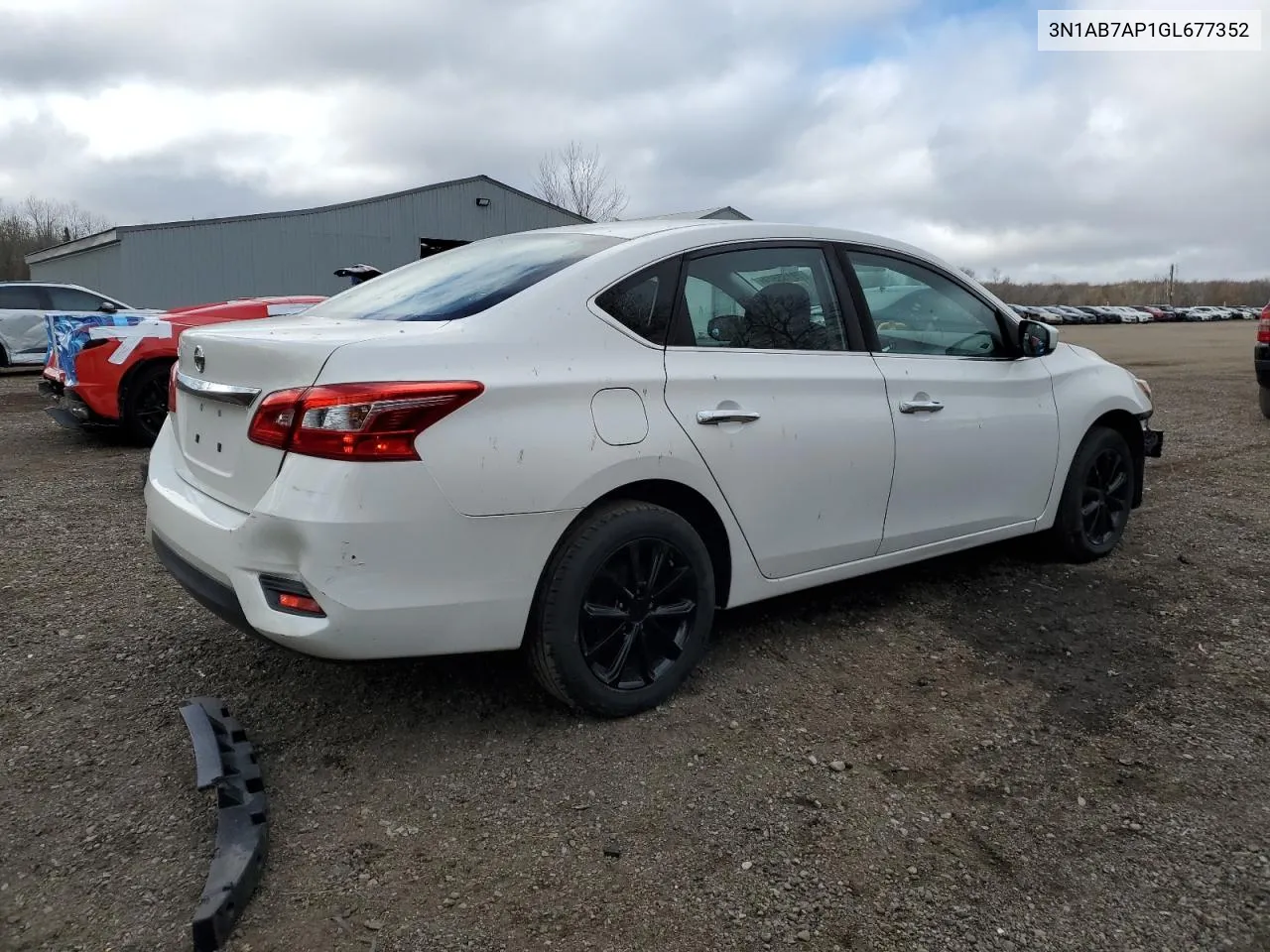 2016 Nissan Sentra S VIN: 3N1AB7AP1GL677352 Lot: 79135514