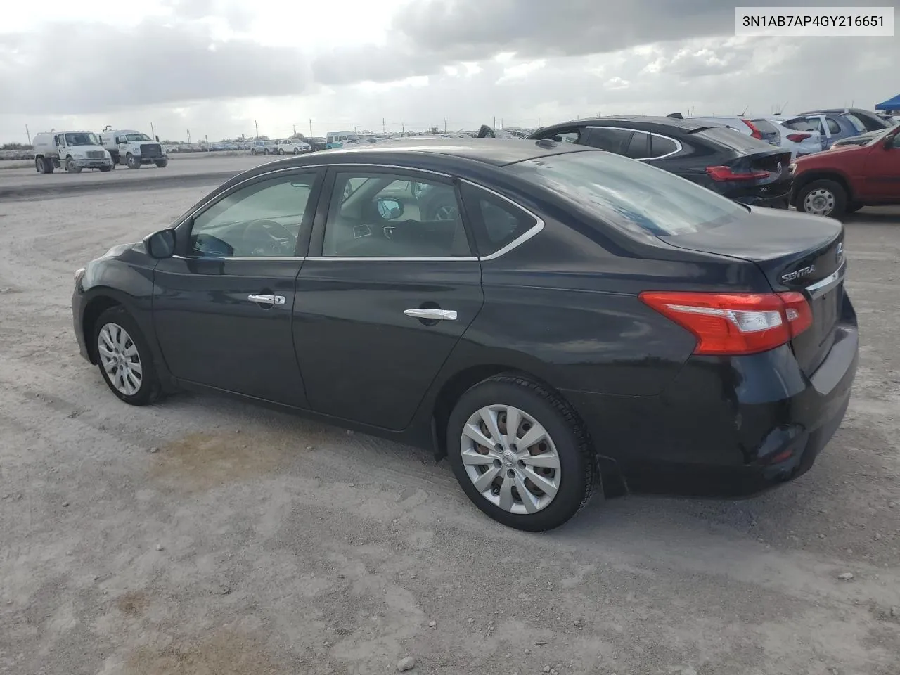 2016 Nissan Sentra S VIN: 3N1AB7AP4GY216651 Lot: 79289724