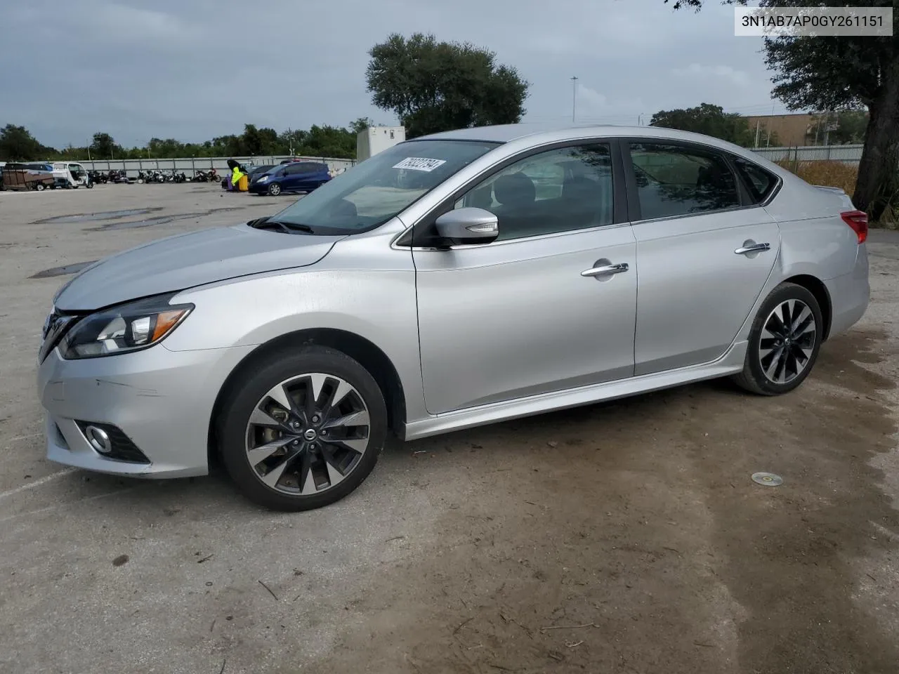 2016 Nissan Sentra S VIN: 3N1AB7AP0GY261151 Lot: 79322794