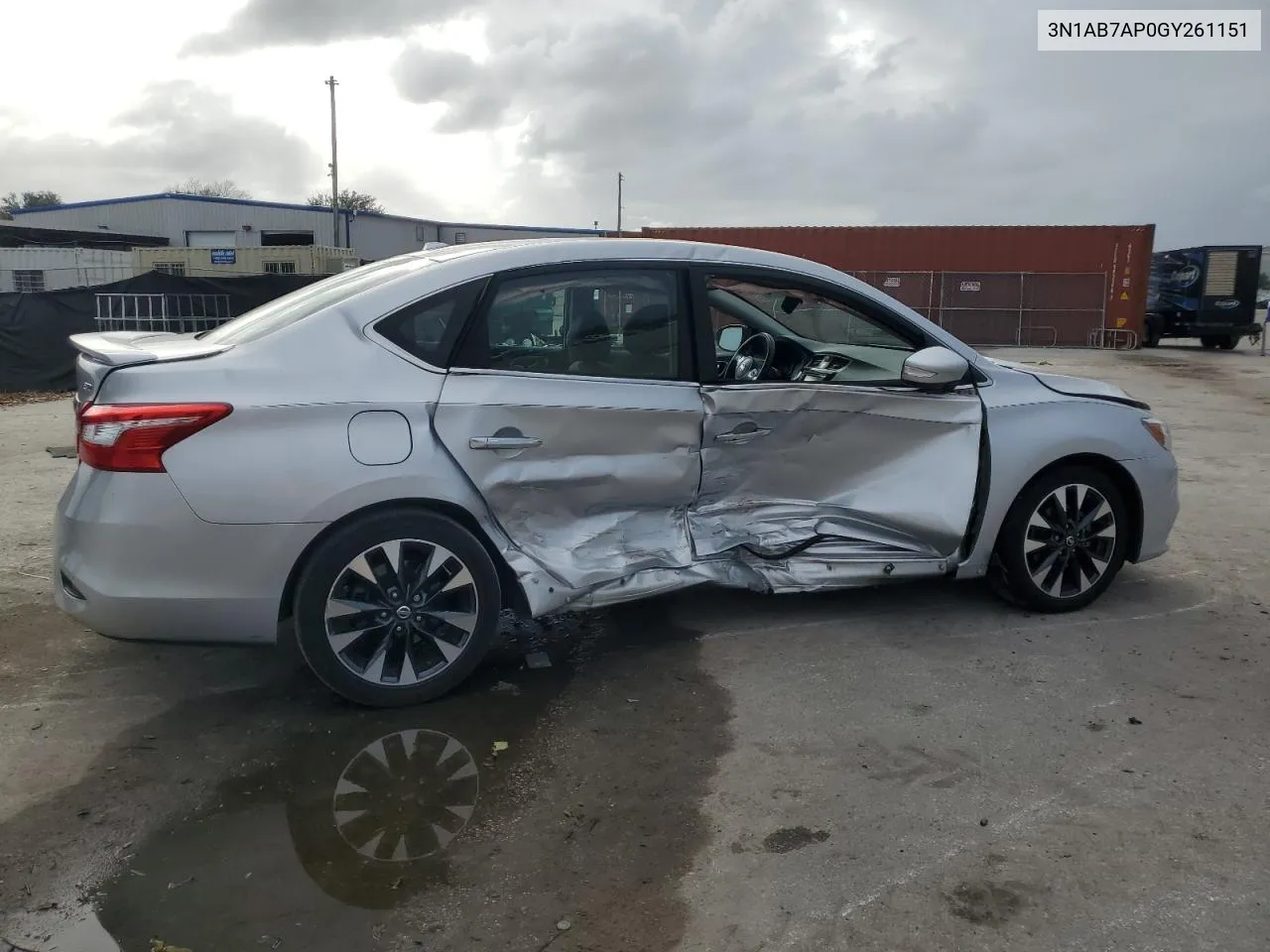 2016 Nissan Sentra S VIN: 3N1AB7AP0GY261151 Lot: 79322794