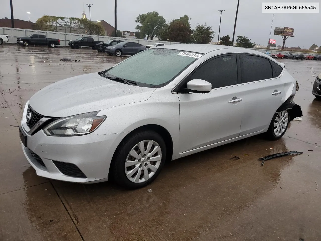 2016 Nissan Sentra S VIN: 3N1AB7AP6GL656545 Lot: 79384314