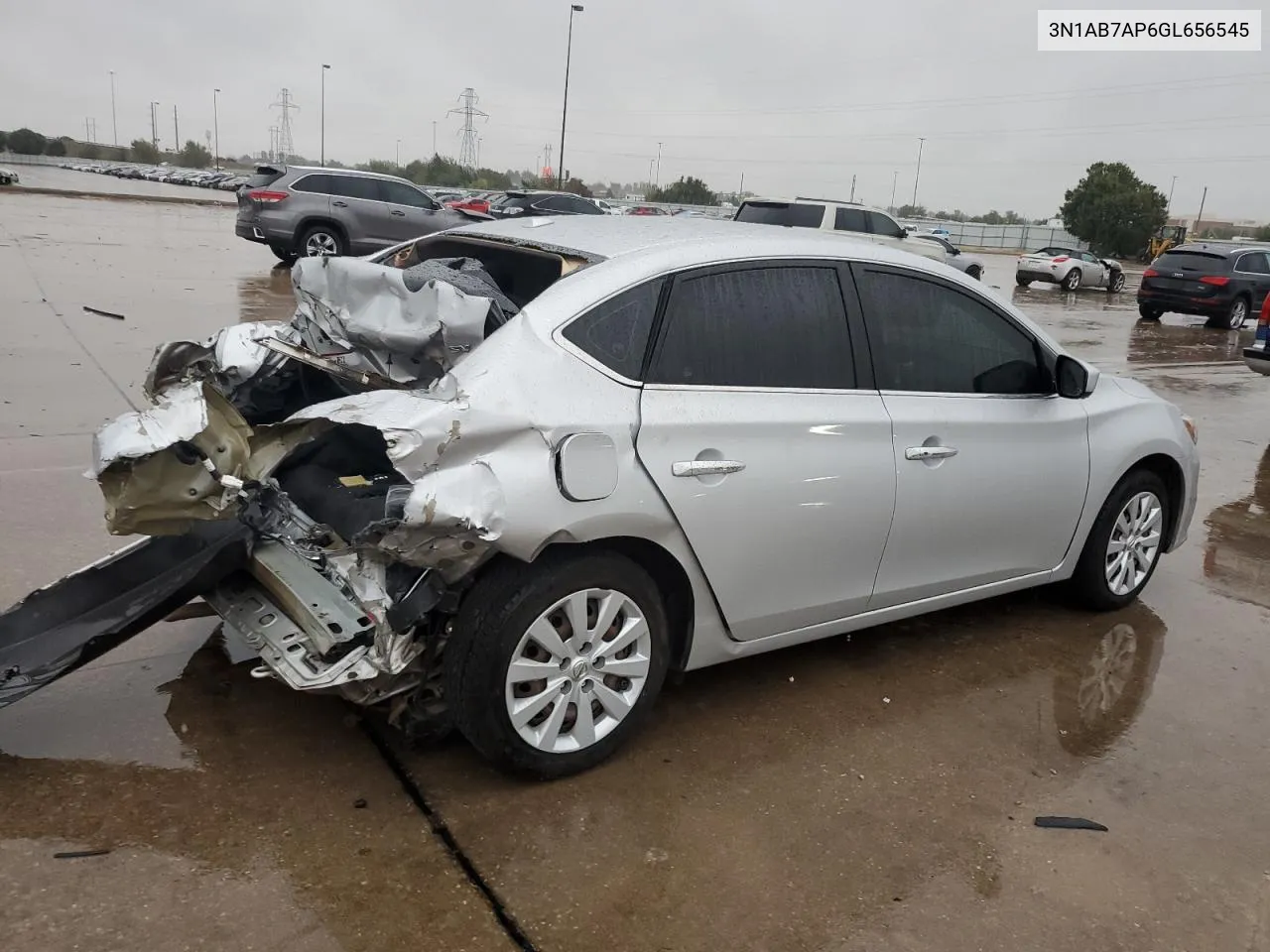 2016 Nissan Sentra S VIN: 3N1AB7AP6GL656545 Lot: 79384314