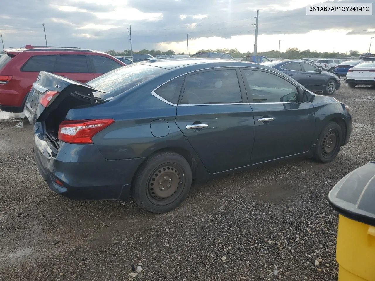 2016 Nissan Sentra S VIN: 3N1AB7AP1GY241412 Lot: 79489934