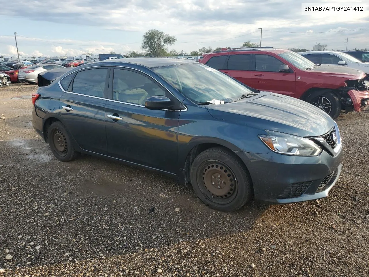 2016 Nissan Sentra S VIN: 3N1AB7AP1GY241412 Lot: 79489934