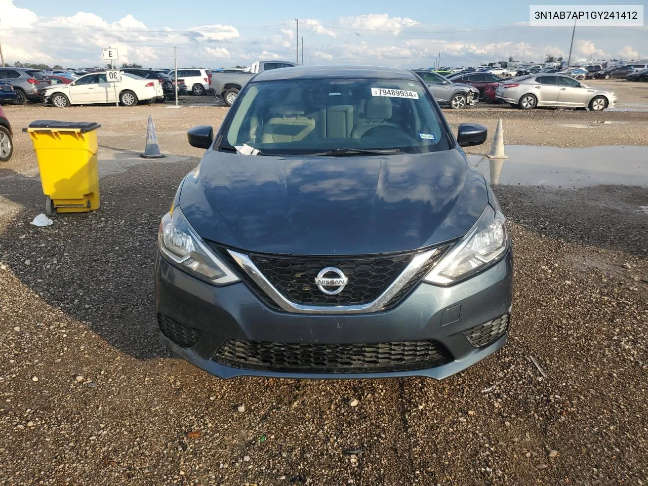 2016 Nissan Sentra S VIN: 3N1AB7AP1GY241412 Lot: 79489934