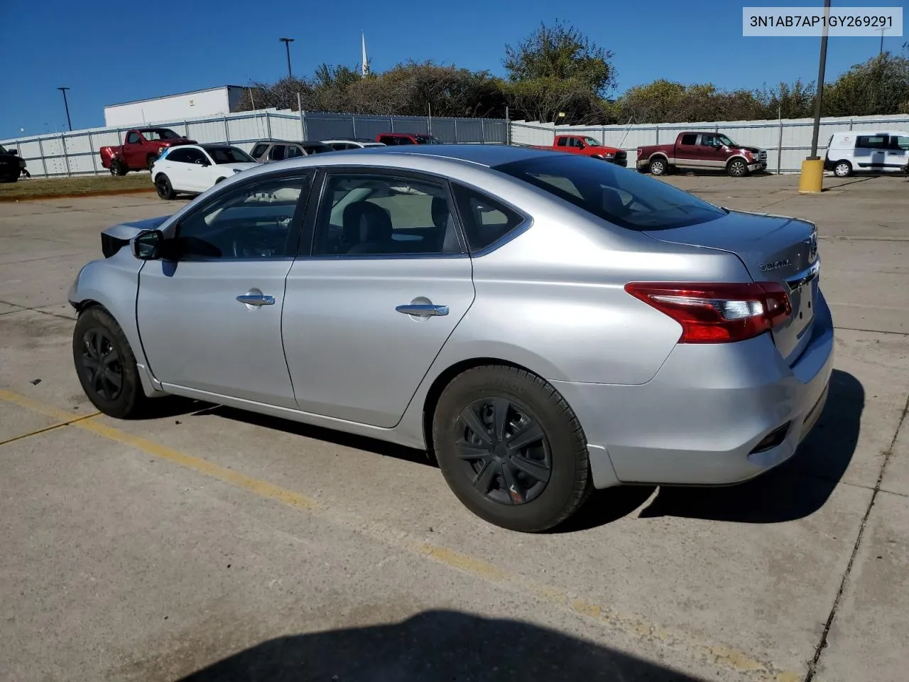 2016 Nissan Sentra S VIN: 3N1AB7AP1GY269291 Lot: 79699254