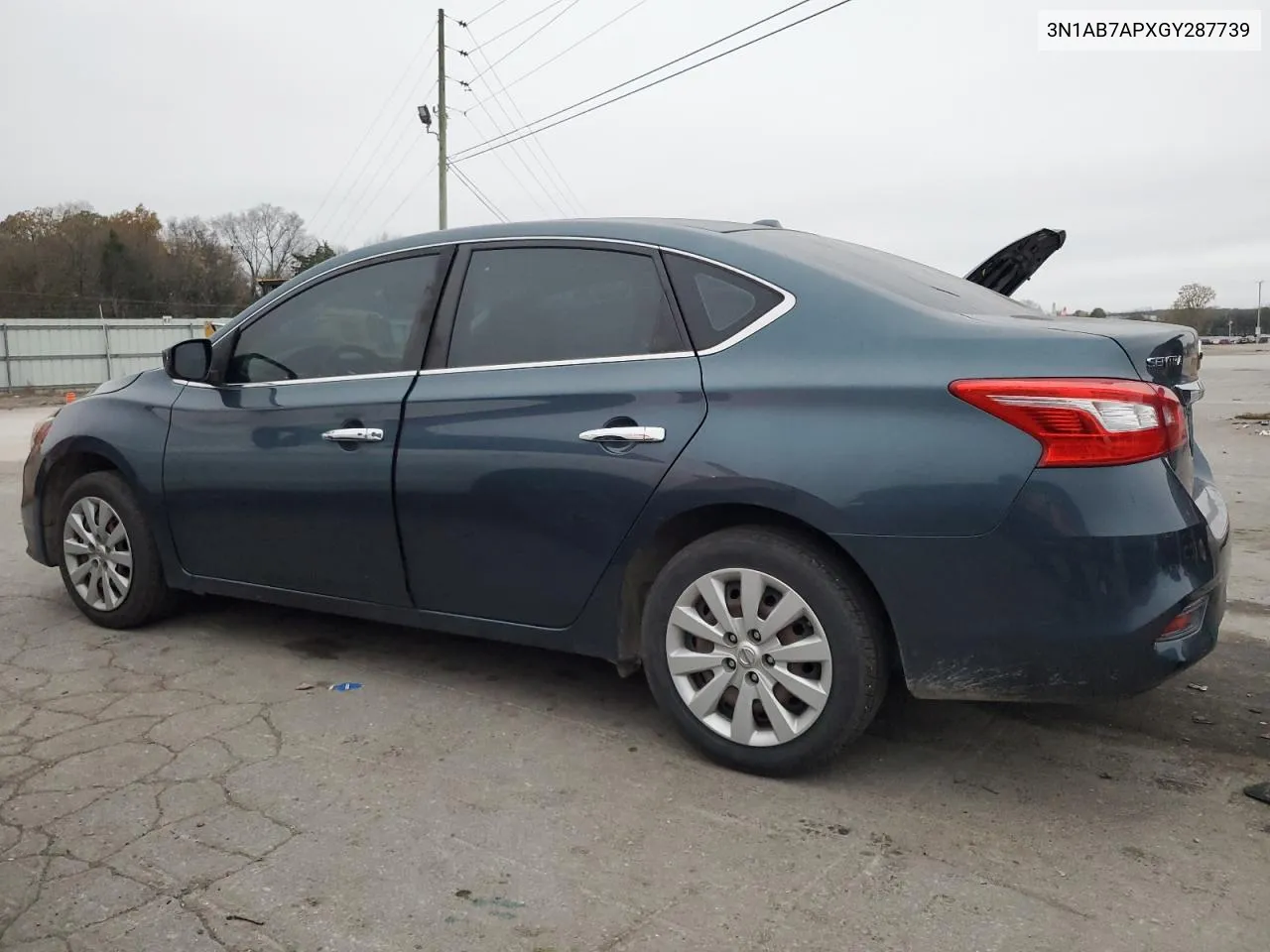 2016 Nissan Sentra S VIN: 3N1AB7APXGY287739 Lot: 80081644