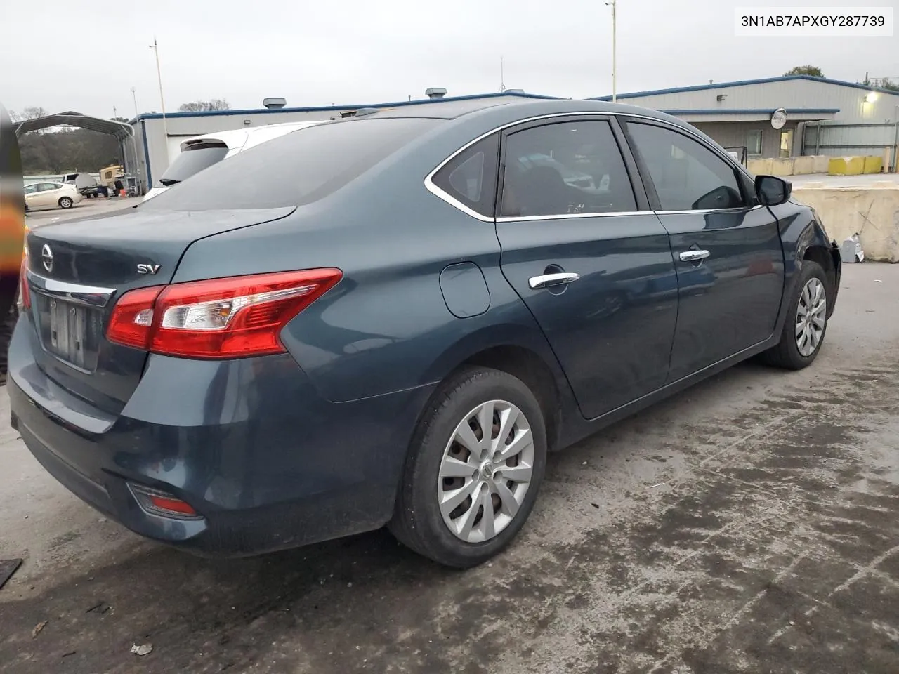 2016 Nissan Sentra S VIN: 3N1AB7APXGY287739 Lot: 80081644