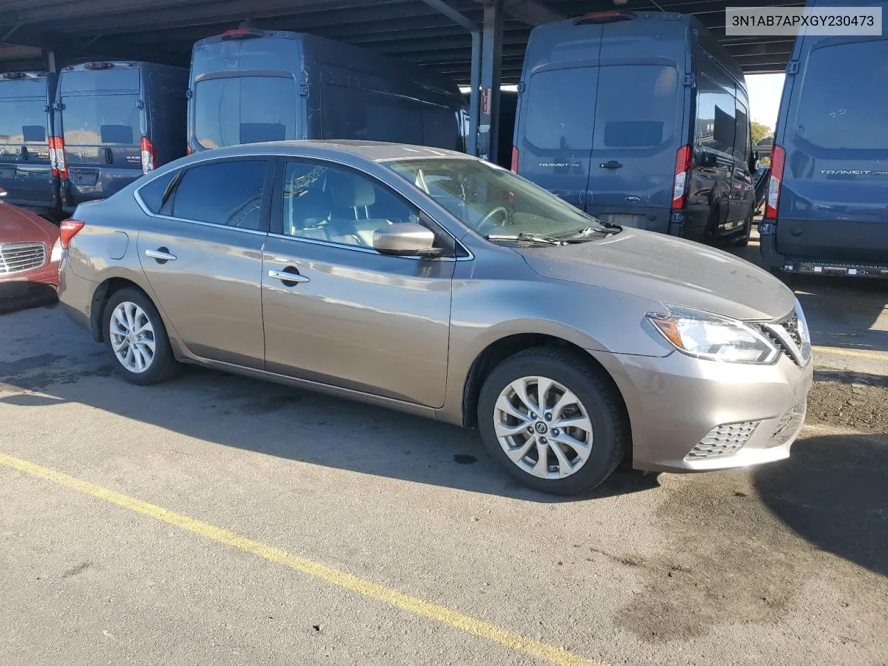 2016 Nissan Sentra S VIN: 3N1AB7APXGY230473 Lot: 80169044