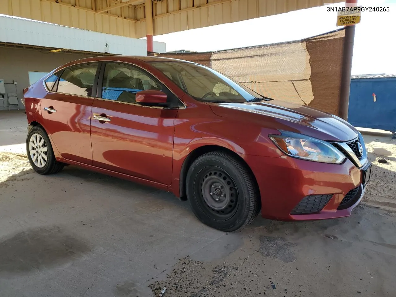 3N1AB7AP9GY240265 2016 Nissan Sentra S