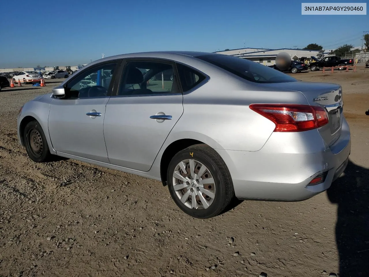 2016 Nissan Sentra S VIN: 3N1AB7AP4GY290460 Lot: 80472004