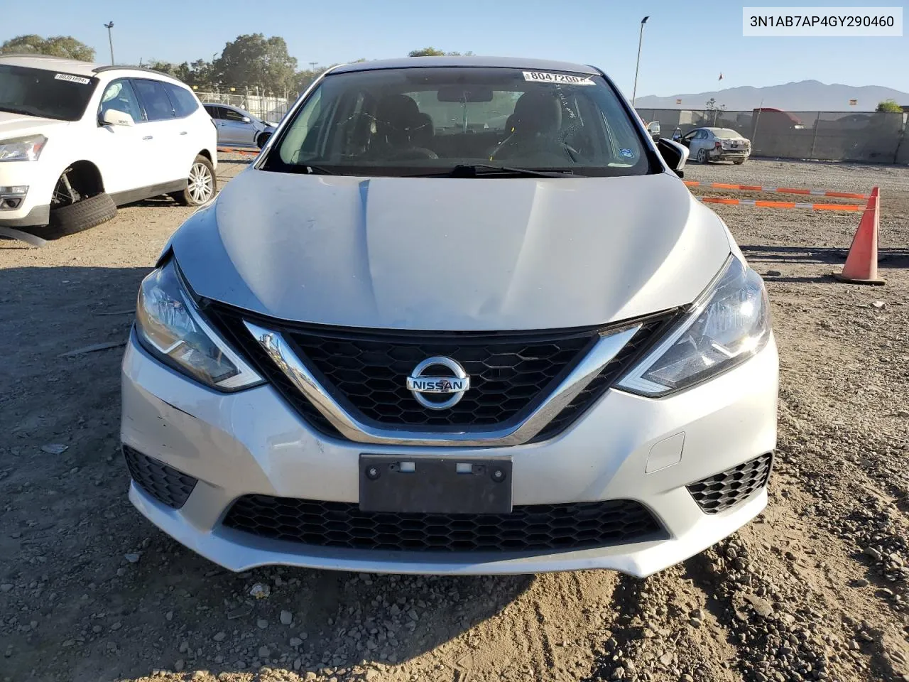 2016 Nissan Sentra S VIN: 3N1AB7AP4GY290460 Lot: 80472004