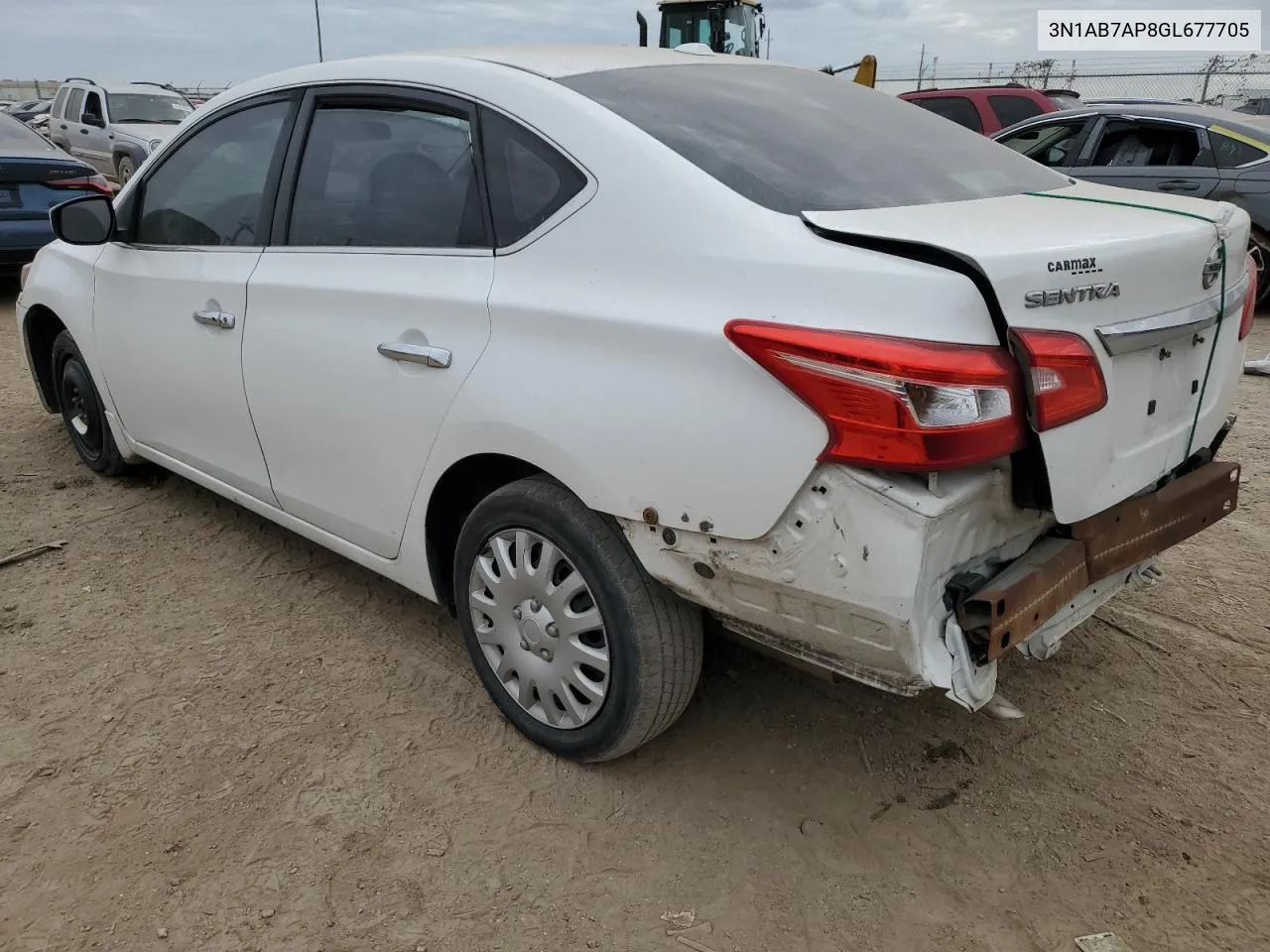 2016 Nissan Sentra S VIN: 3N1AB7AP8GL677705 Lot: 81183844