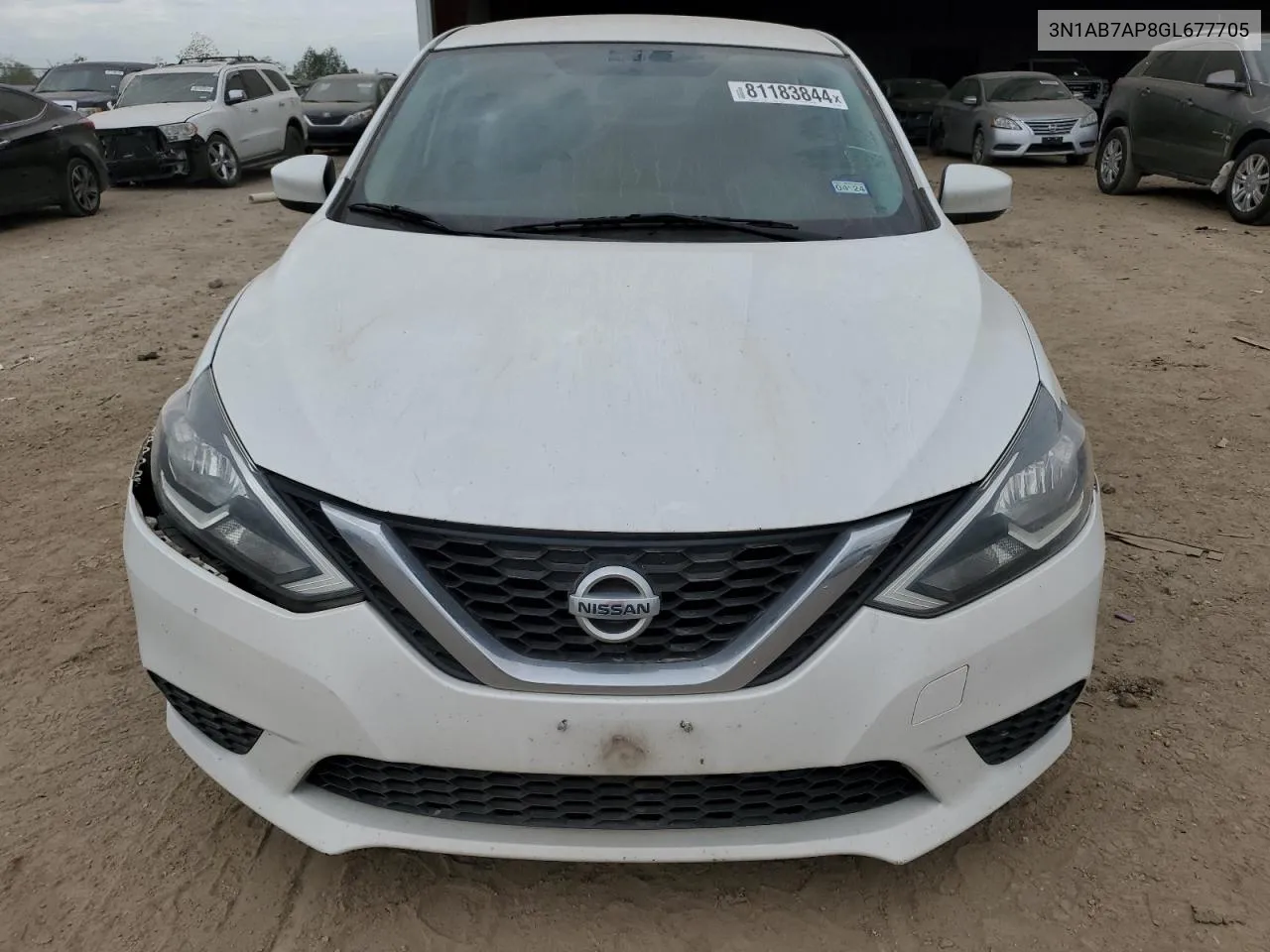 2016 Nissan Sentra S VIN: 3N1AB7AP8GL677705 Lot: 81183844