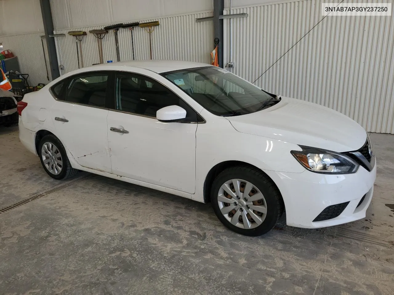 2016 Nissan Sentra S VIN: 3N1AB7AP3GY237250 Lot: 81725964