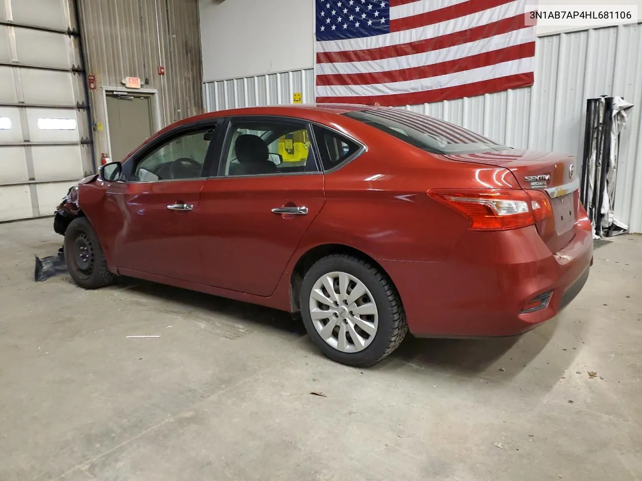 2017 Nissan Sentra S VIN: 3N1AB7AP4HL681106 Lot: 37069324