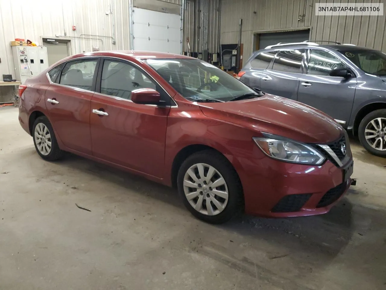 2017 Nissan Sentra S VIN: 3N1AB7AP4HL681106 Lot: 37069324