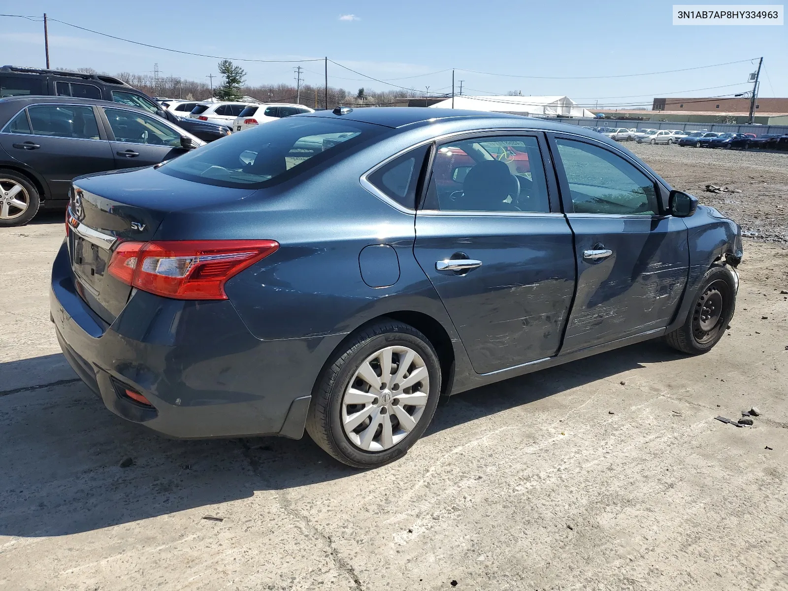 2017 Nissan Sentra S VIN: 3N1AB7AP8HY334963 Lot: 48681444