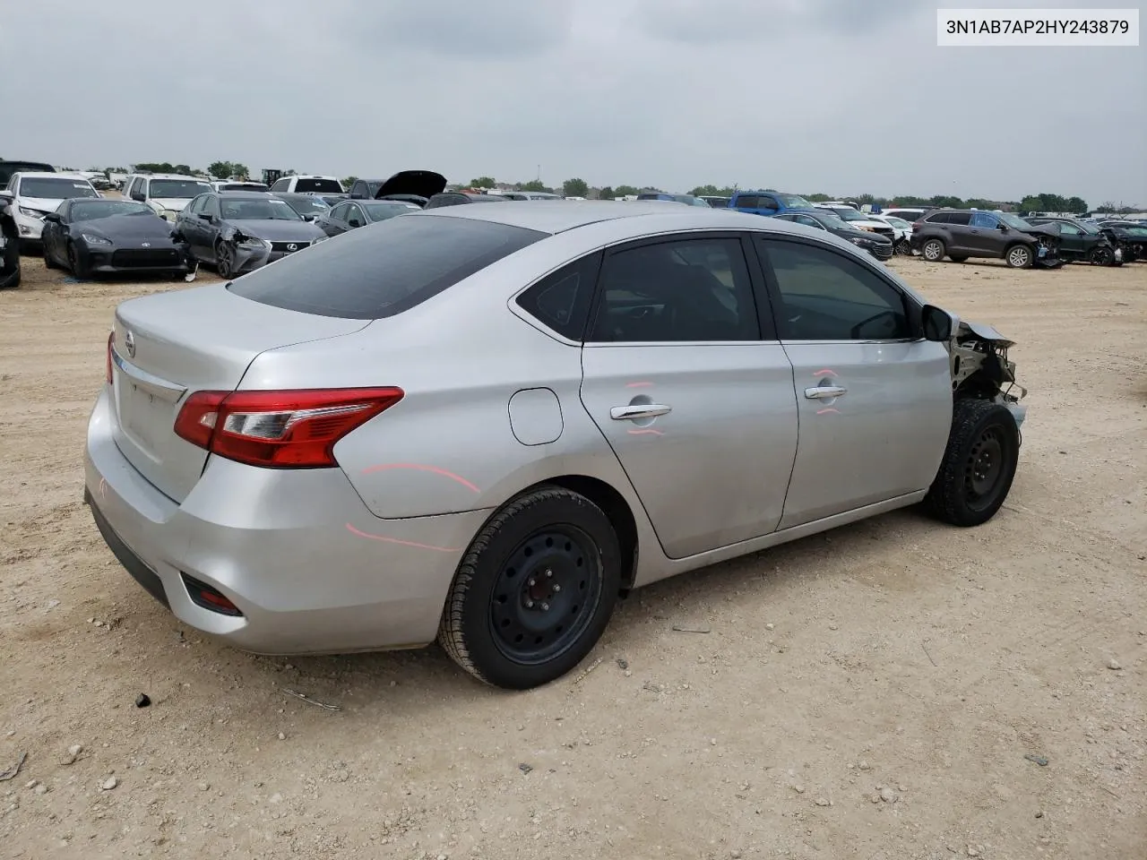 2017 Nissan Sentra S VIN: 3N1AB7AP2HY243879 Lot: 51090104