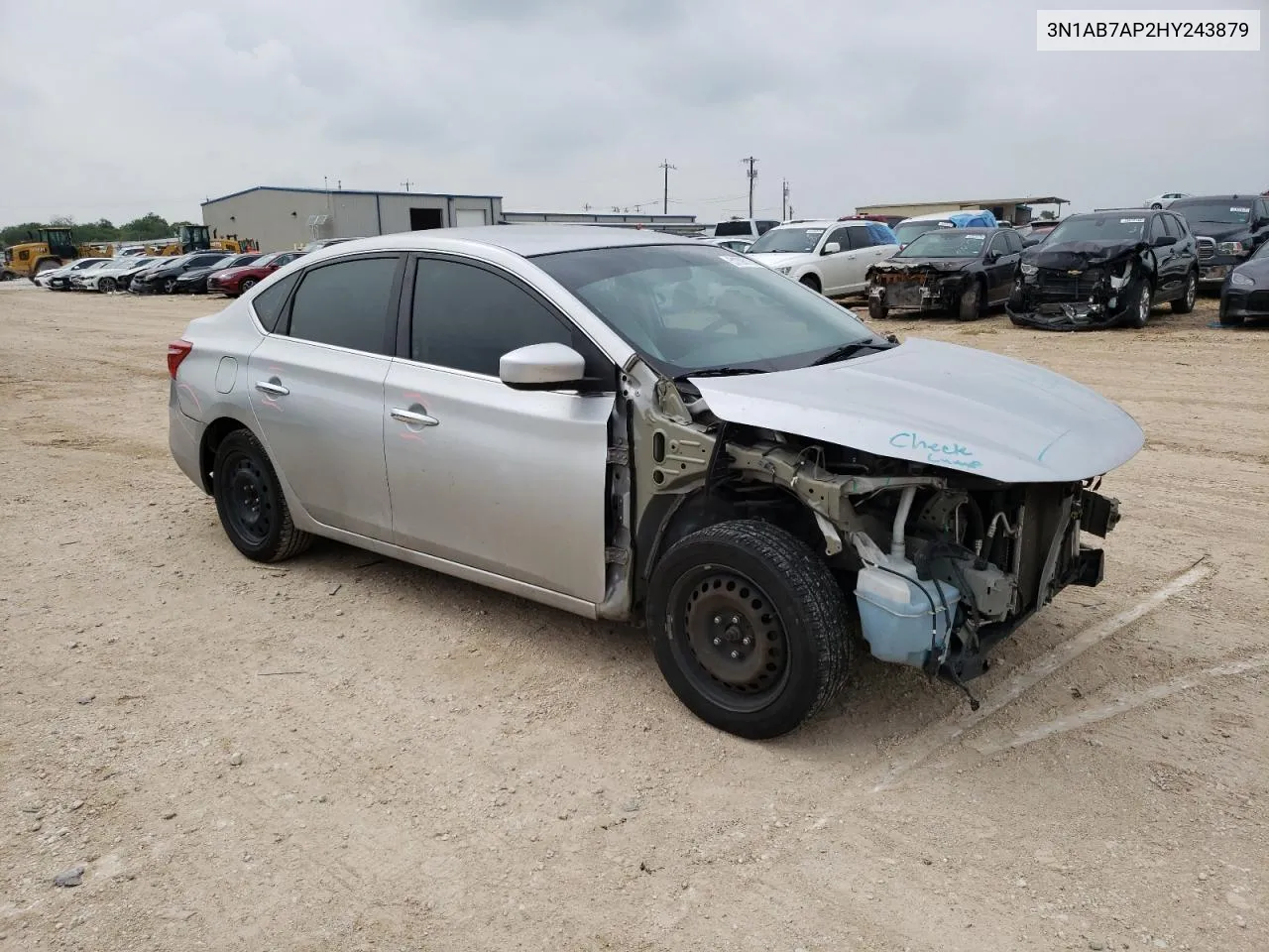 3N1AB7AP2HY243879 2017 Nissan Sentra S