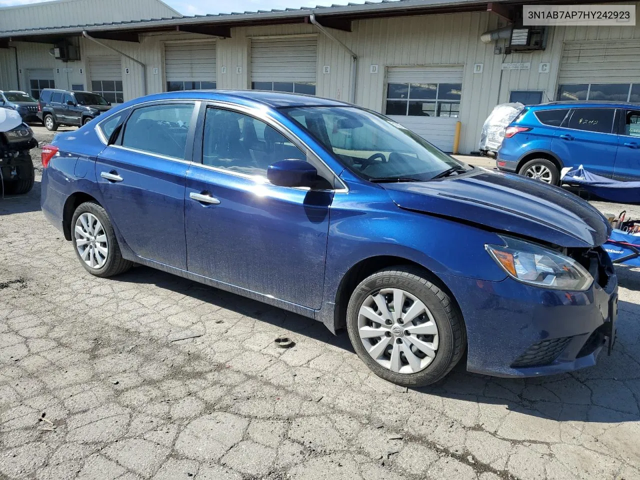 2017 Nissan Sentra S VIN: 3N1AB7AP7HY242923 Lot: 51287234