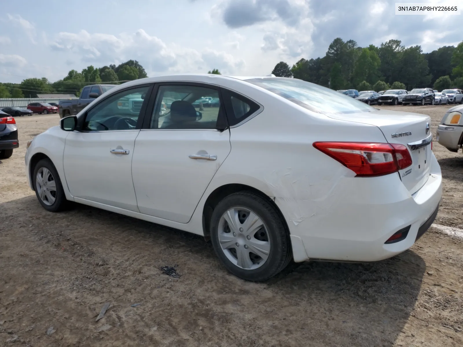 2017 Nissan Sentra S VIN: 3N1AB7AP8HY226665 Lot: 53848774