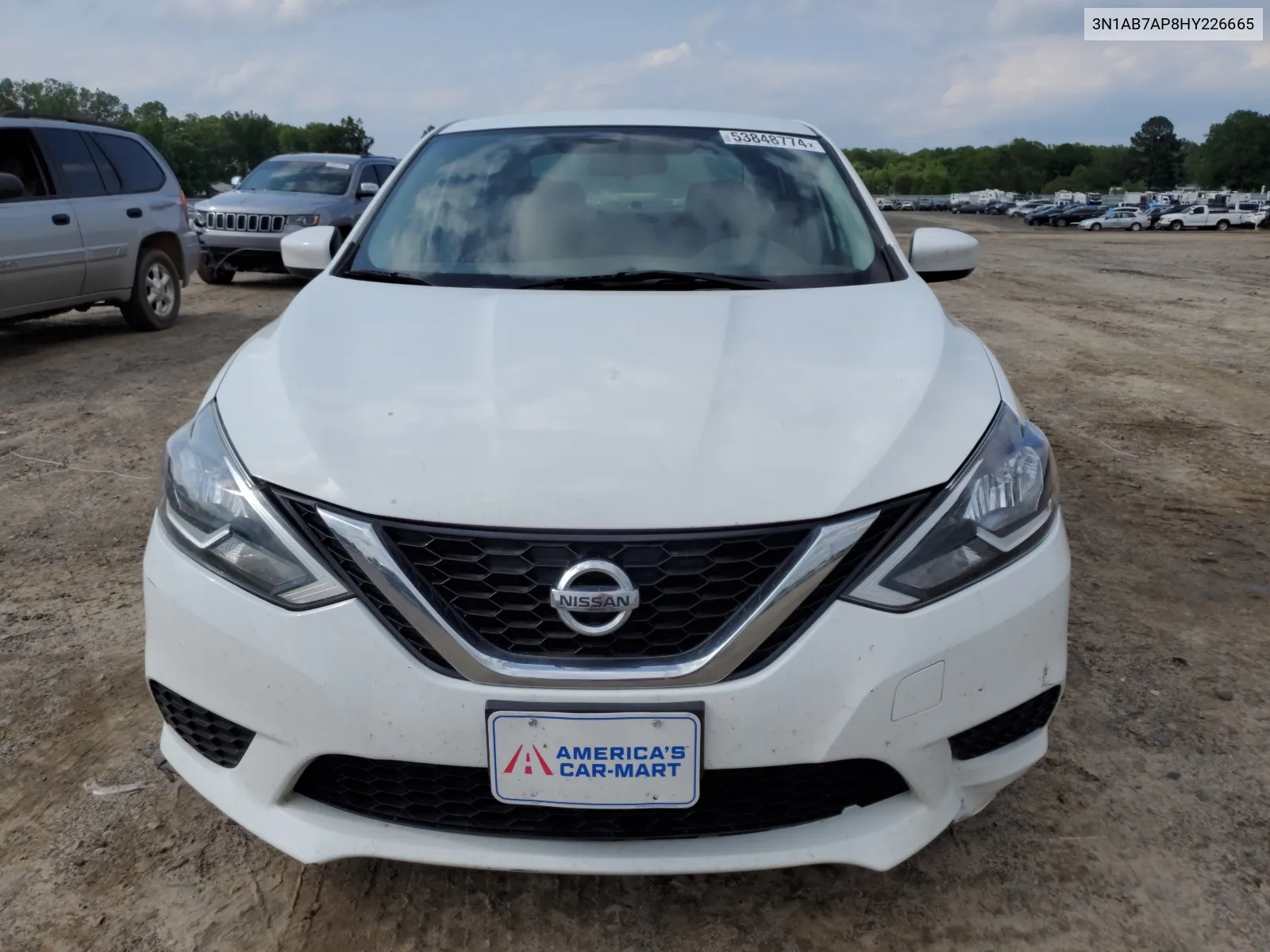 2017 Nissan Sentra S VIN: 3N1AB7AP8HY226665 Lot: 53848774