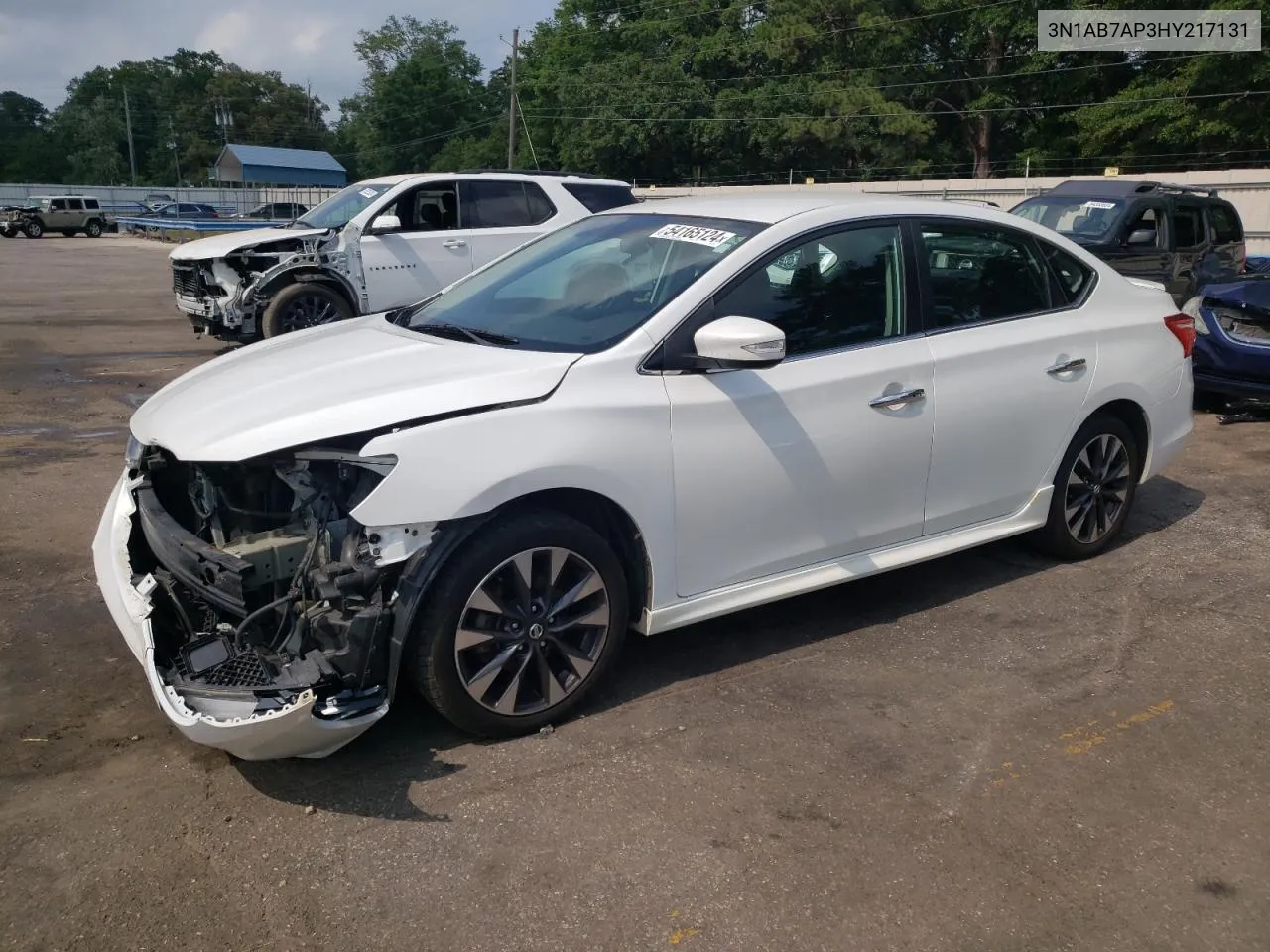 2017 Nissan Sentra S VIN: 3N1AB7AP3HY217131 Lot: 54165124