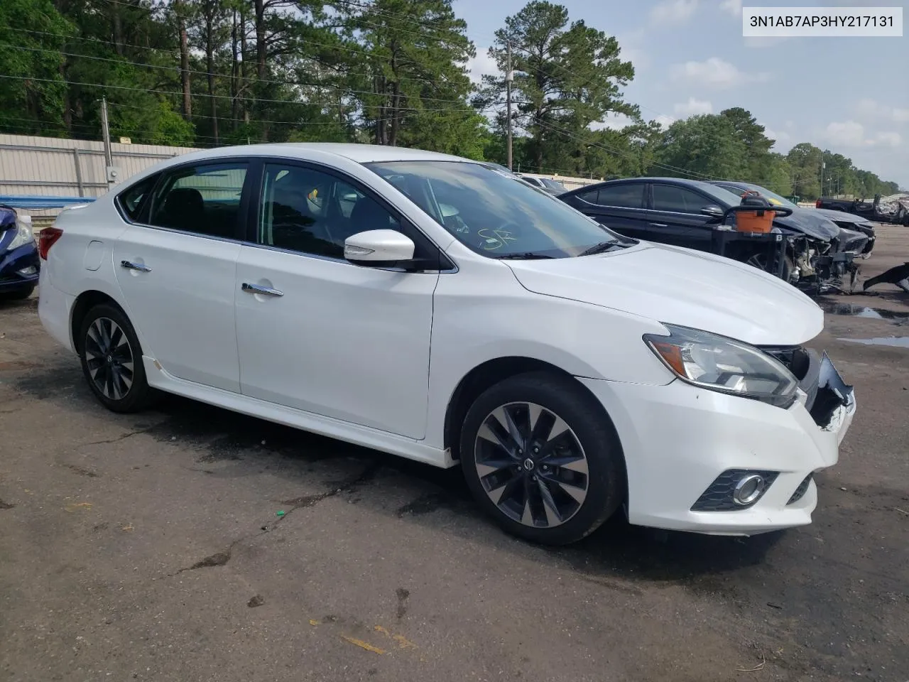 2017 Nissan Sentra S VIN: 3N1AB7AP3HY217131 Lot: 54165124