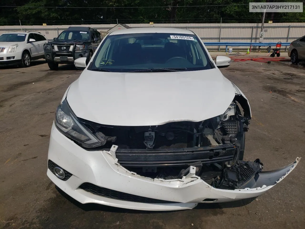 2017 Nissan Sentra S VIN: 3N1AB7AP3HY217131 Lot: 54165124