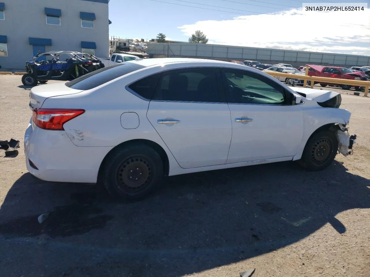 3N1AB7AP2HL652414 2017 Nissan Sentra S