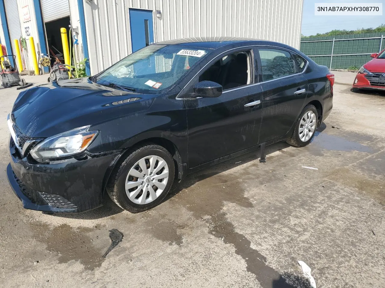 2017 Nissan Sentra S VIN: 3N1AB7APXHY308770 Lot: 55633204