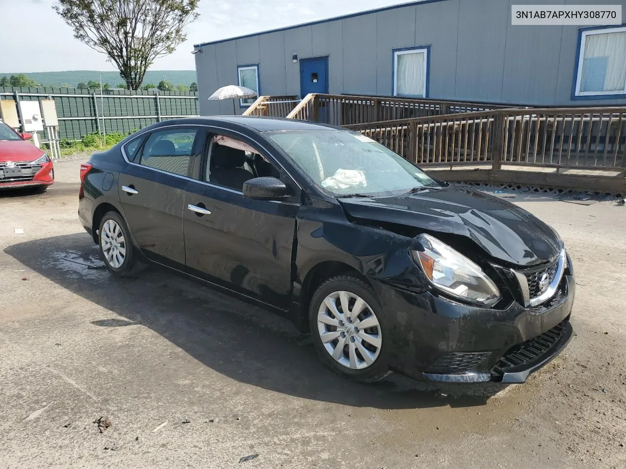 2017 Nissan Sentra S VIN: 3N1AB7APXHY308770 Lot: 55633204