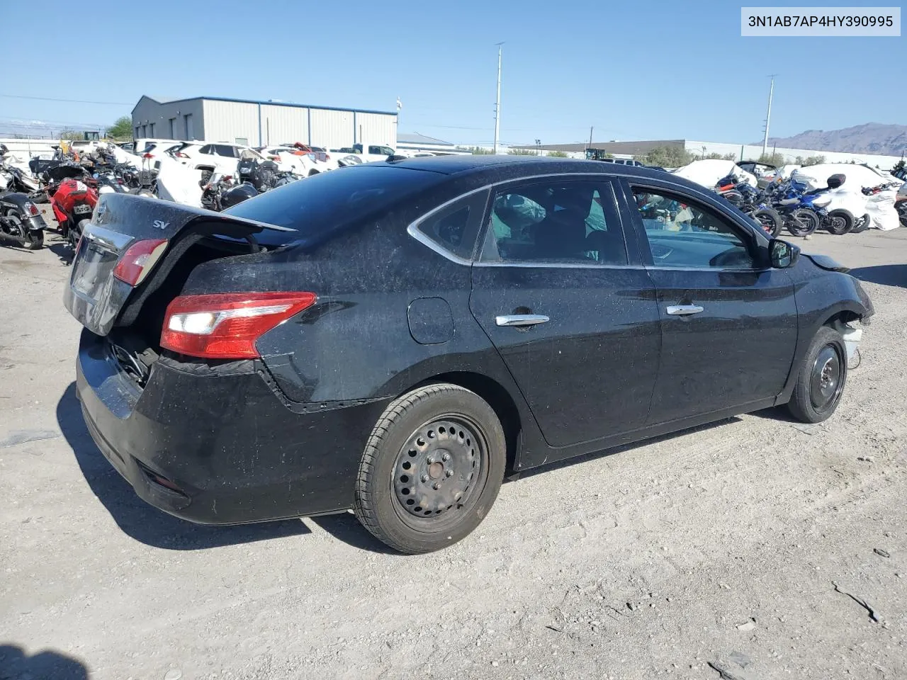 2017 Nissan Sentra S VIN: 3N1AB7AP4HY390995 Lot: 55721514