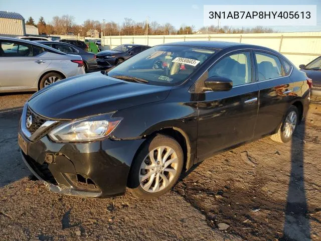 2017 Nissan Sentra S VIN: 3N1AB7AP8HY405613 Lot: 55816964