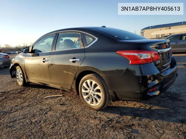 2017 Nissan Sentra S VIN: 3N1AB7AP8HY405613 Lot: 55816964