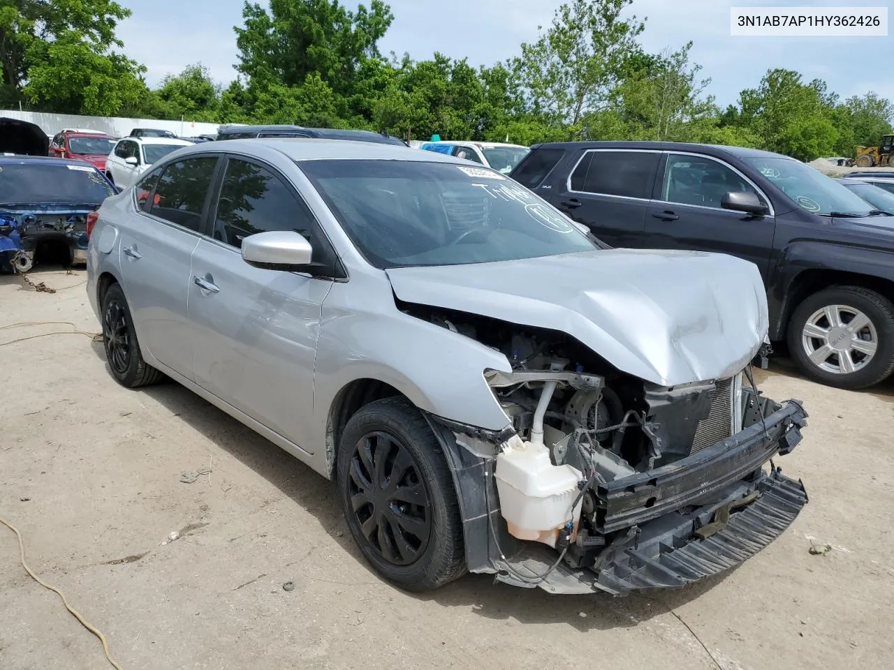 2017 Nissan Sentra S VIN: 3N1AB7AP1HY362426 Lot: 56234514