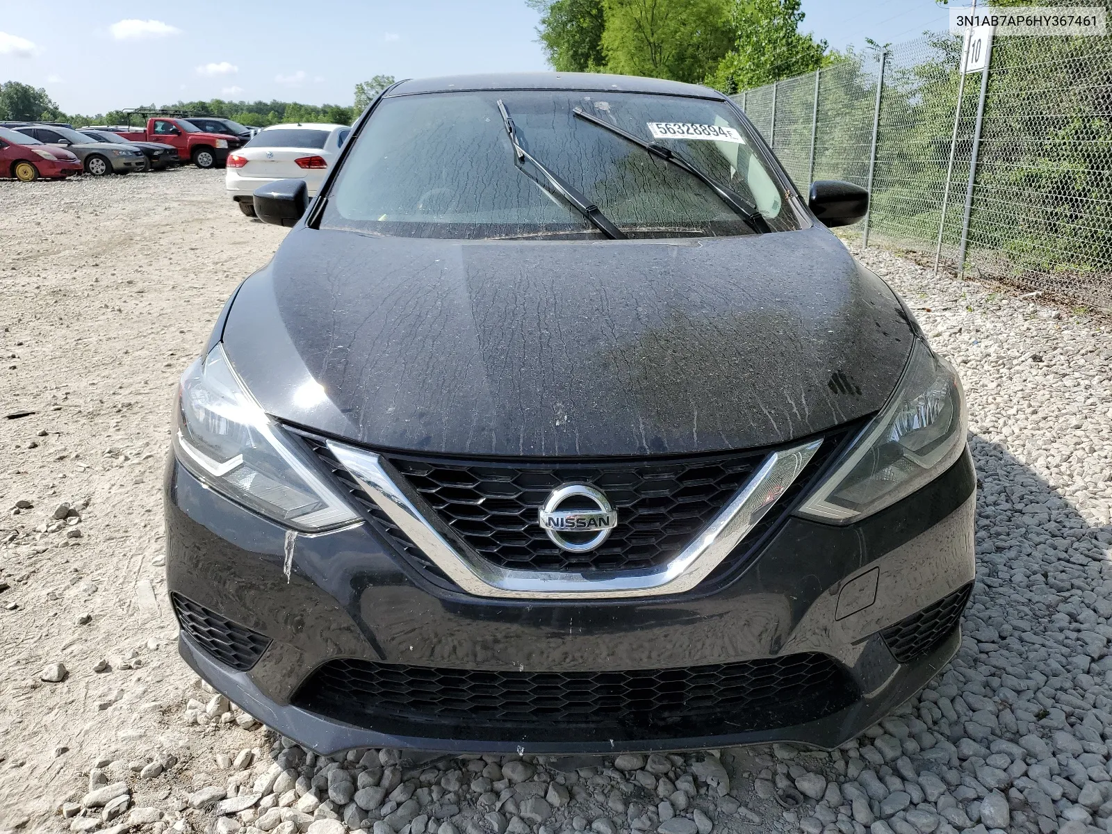 2017 Nissan Sentra S VIN: 3N1AB7AP6HY367461 Lot: 56328894