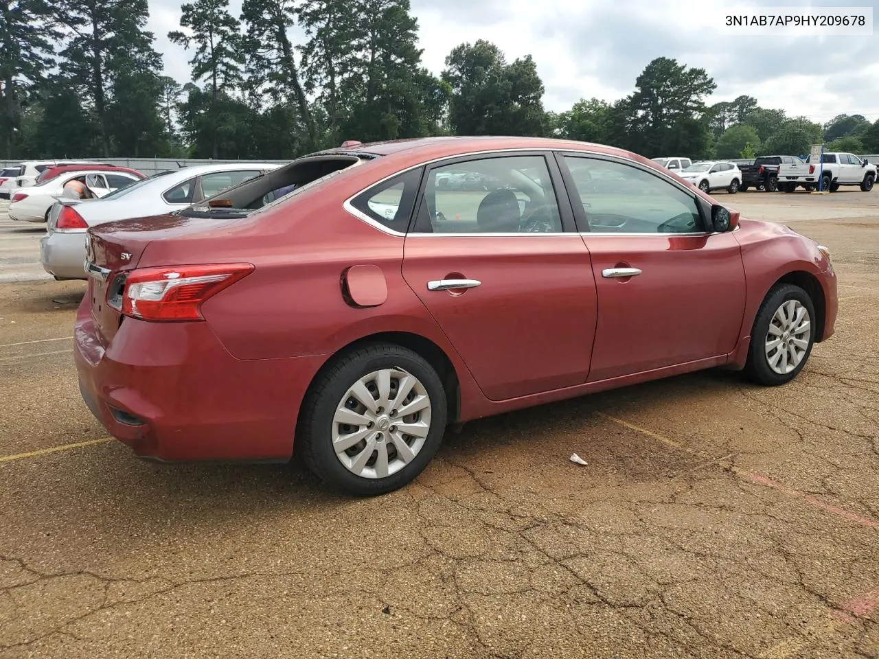 2017 Nissan Sentra S VIN: 3N1AB7AP9HY209678 Lot: 56954644