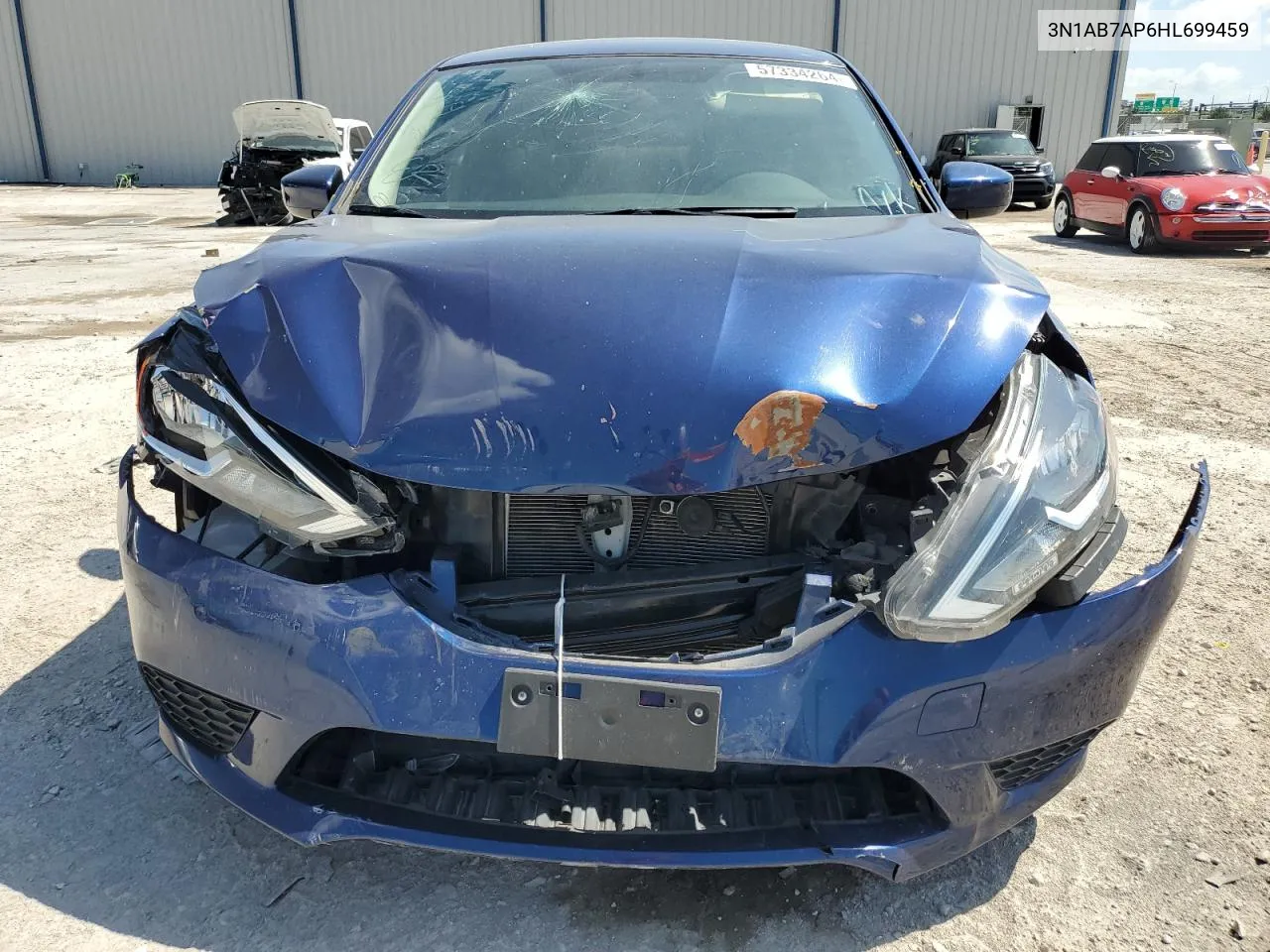 3N1AB7AP6HL699459 2017 Nissan Sentra S