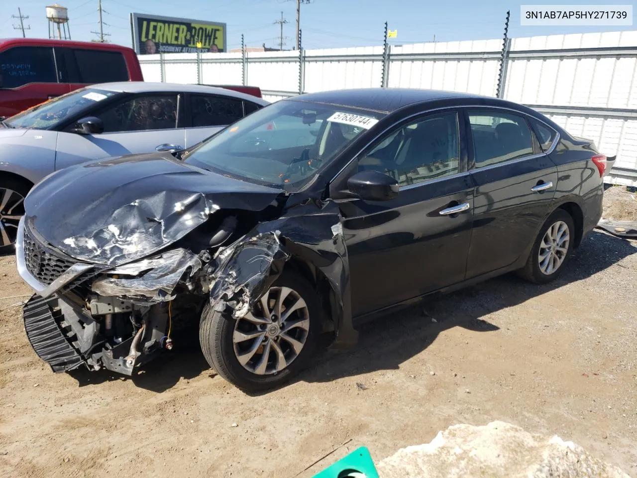 2017 Nissan Sentra S VIN: 3N1AB7AP5HY271739 Lot: 57630744