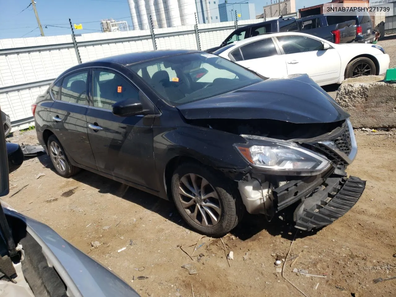 2017 Nissan Sentra S VIN: 3N1AB7AP5HY271739 Lot: 57630744