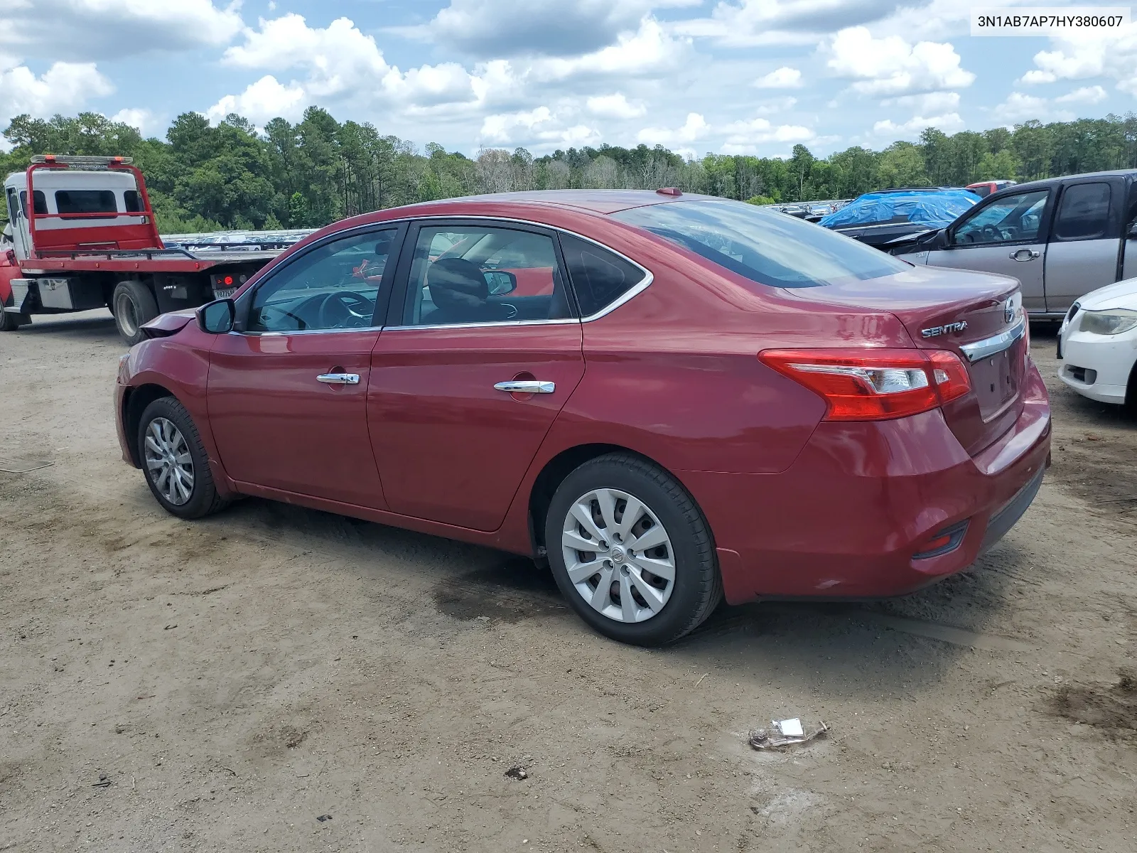 2017 Nissan Sentra S VIN: 3N1AB7AP7HY380607 Lot: 57752944