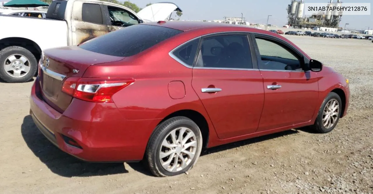 2017 Nissan Sentra S VIN: 3N1AB7AP6HY212876 Lot: 57781014